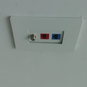 Punto de Red,Telefonia y Coaxial